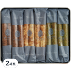 Samcheongdong Eggroll 三清洞蛋捲綜合餅乾組, 原味 8p+可可 8p+綠茶 8p, 2組