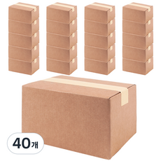 코멧 우체국 규격 택배박스 2호 291, 40개