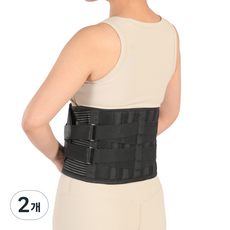 코어가드 지지 압축 통기성 허리보호대, 2개