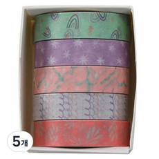 데일리네스트 깔끔한 마스킹테이프, 타입 10, 5개