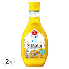 LIGHT JOY 저당 허니 머스타드, 2개, 535g