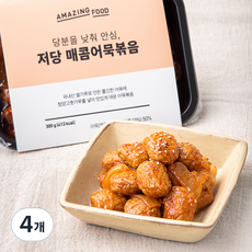 어메이징푸드 저당 매콤어묵볶음, 300g, 4개