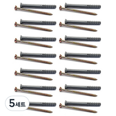 WORKPRO 塑膠壁虎 6 x 60 mm 15件組 WP361057, 5套