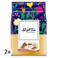High Tea 伂橙 紅棗黑薑君茶, 26g, 10包, 2袋