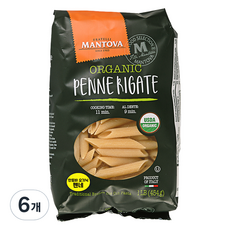 만토바 유기농 펜네, 454g, 6개