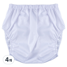 해피마인 노인 기저귀 방수 커버 요실금방지커버 화이트 XS(허리둘레 50~70cm), 4개, 소형