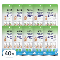 펫스토리 고양이 프리미엄로얄 미쵸 쫘반 가수분해단백질 짜먹이는간식 5p, 대구, 75g, 40개