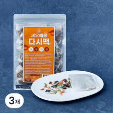 the푸짐한 새우 해물 다시팩, 15g, 3개, 6개입