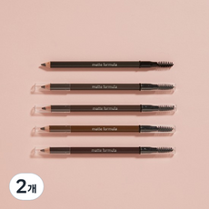 에뛰드 매트포뮬라 아이브로우 펜슬 1.4g, 02 그레이 브라운, 2개