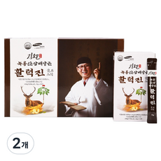 김오곤 녹용산삼배양근 활력진 골드스틱 30p, 2개, 450g