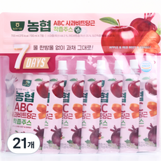 Nonghyup ABC榨汁果汁, 100ml, 21個