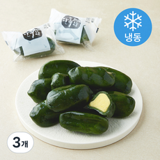 녹두 쑥 송편 (냉동), 600g, 3개, 1개입