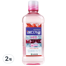 YUHAN DENTAL CARE Medigargle 溫和口味漱口水 水蜜桃香, 750ml, 2個