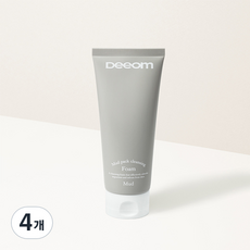 디옴 머드 팩 클렌징 폼, 4개, 150g