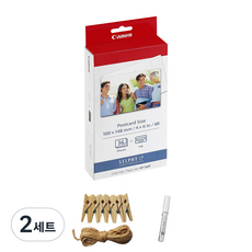 Canon 佳能 SELPHY 相紙 明信片紙 36張 KP-36IP + 照片掛繩 + Miffy筆 隨機出貨, 4X6, 2套
