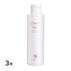 오썸 오미자 AC 메이크업 클렌징 워터, 3개