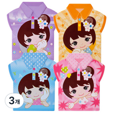 미성메탈 콘텍트렌즈케이스, 3개, 혼합 색상