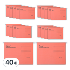 Madakkumi 掛式懸掛辦公用A4文件夾, 40個, 12 粉紅色