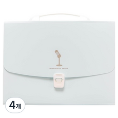 포텐키트 휴대형 아코디언파일 32.7 x 24.2 x 2.4 cm, 타입 2, 4개