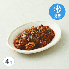 해맑음 the푸짐한 정성가득 한끼 부추 꼬막장 (냉동), 120g, 4개