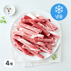 호주산 차돌양지 돌돌말이 (냉동), 4개, 500g
