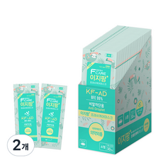 ezPharm 프레쉬케어 비말 마스크 소형 KF-AD, 30개입, 2개, 흰색