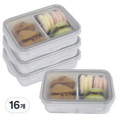제오닉 나눔 찬통 2칸, 16개, 530ml