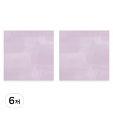 모노라이크 컬러 페인팅 메모지, 02 글루미 라벤더, 1개입, 6개