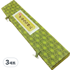 JNJ 서예붓 소 + 중 + 대 세트, 소(7.5mm x 23cm), 중(8.5mm x 23cm), 대(9.5mm x 23cm), 3세트