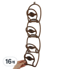 퍼니스코 다용도 모자걸이, 혼합색상, 16개