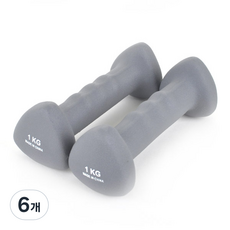 Spobank Happy Hand 氯丁橡膠啞鈴, 1kg, 6個