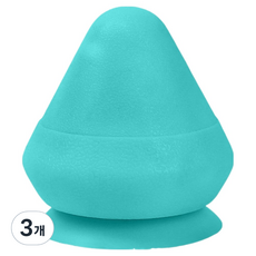 쏙쏙채움 시원한 흡착 마사지볼 7.5 x 7 cm, 3개, 그린