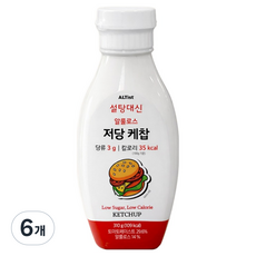 설탕대신 알룰로스 저당 케첩, 6개, 310g