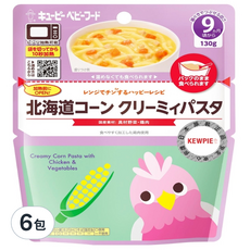 kewpie 北海道玉米奶香義麵 MA-91 9M, 6包, 北海道玉米奶香, 130g