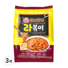 OTTOGI 不倒翁 辣炒年糕泡麵調理包, 436g, 3袋