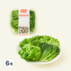 원에이커팜 무농약 인증 점보믹스, 250g, 1개입, 6개