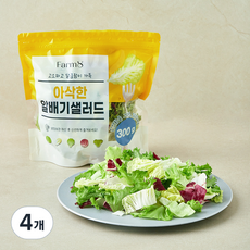 팜에이트 아삭한 알배기 샐러드, 300g, 4개