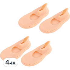 간지트레이딩 간지앳홈 보습 젤 양말 스킨 M, 4세트, 1개입