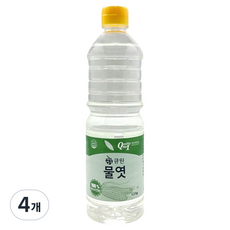 큐원 물엿, 4개, 1.2kg