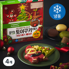 풀무원 토이쿠키 만들기 크리스마스 에디션 (냉동), 140g, 1개입, 4개
