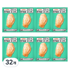 바로드숑 아침 맛있는 실온보관 닭가슴살 허브갈릭, 100g, 32개