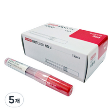 MORRIS Just Click油性麥克筆 M替換芯, 60個, 紅色