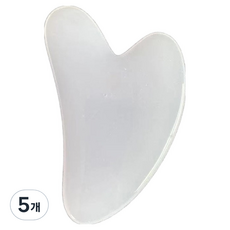 BM Design 舒適刮痧按摩器, 5個, 白色愛心