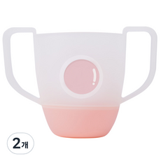 LITTLE CLOUD 兒童火箭牙刷杯, 2個, Pastel Pink