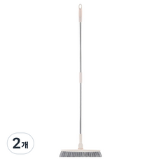 Maket Gamseong 浴室地板清潔刷 直式, 2個, 卡其色