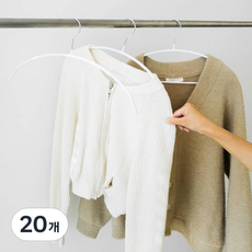 ABbox 圓形衣架, 白色, 20個