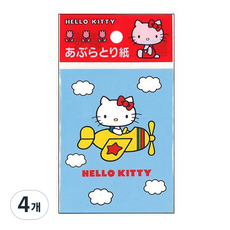 산리오 헬로 키티 기름종이 비행기, 30개입, 4개