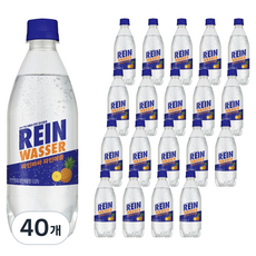 라인바싸 탄산음료 파인애플 페트, 500ml, 40개 500ml, 40개