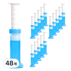 위드원 스탬프 젤 클리너 변기세정제 블루 아쿠아향, 40g, 48개