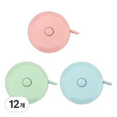 Black Tree 馬卡龍迷你捲尺 隨機出貨, 1.5m, 12個